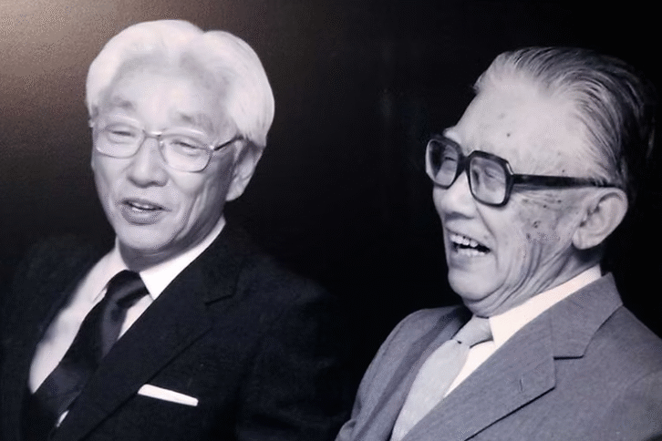 Masaru Ibuka i Akio Morita