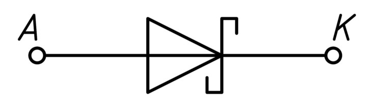 Symbol diody Schottky’ego