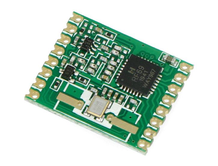 Prosty układ transceivera RFM69HW-868S2 na pasmo 868 MHz