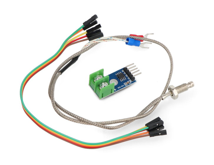 Termopara w gwintowanej obudowie + układ elektroniczny do jej obsługi