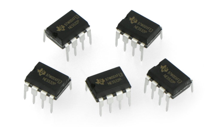 Wzmacniacz operacyjny NE5532 - popularny w zastosowaniach audio