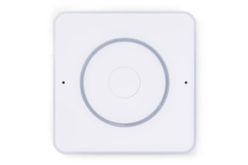 Home Assistant Voice Preview Edition - widok z góry na pokrętło głośności