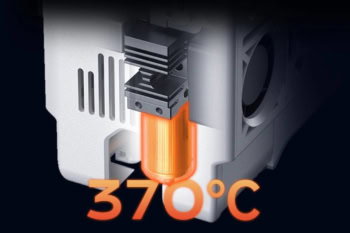 Głowica drukarki 3D QIDI Max 4 rozgrzewająca się do 370 stopni
