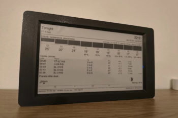 SkyEink - wyświetlacz e-paper z ESP32, który pokaże, jakie satelity zobaczycie nocą nad swoją głową