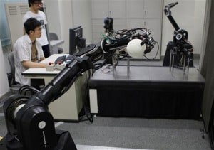 Japoński robot do gry w baseball