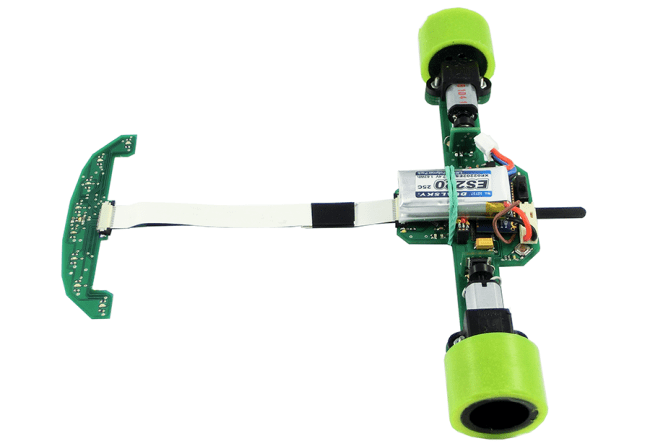 Przykładowy LineFollower startujący w zawodach robotów