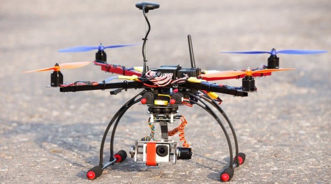 Multicopter with camera