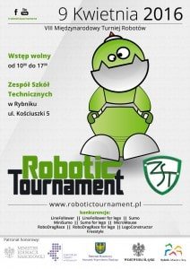 Robotic Tournament - plakat aktualnej edycji.