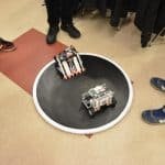 Wyścigi robotów podczas zawodów w Rzeszowie