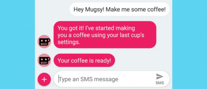 Komunikacja z Mugsy przez SMS.
