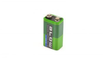 Bateria 9 V używana w kursie podstaw elektroniki od FORBOT