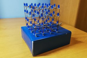 Led Cube(4x4x4) sterowany ze smartphona