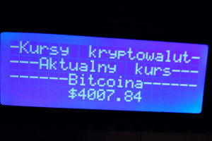 Wyświetlanie kursu kryptowalut z pomocą Raspberry Pi