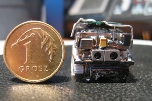 Robot nanosumo Mały