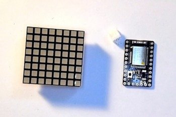 Matryca LED i moduł Bluetooth