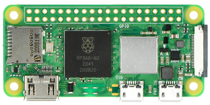 Sercem Raspberry Pi Zero 2 W jest układ SiP z logiem malinki