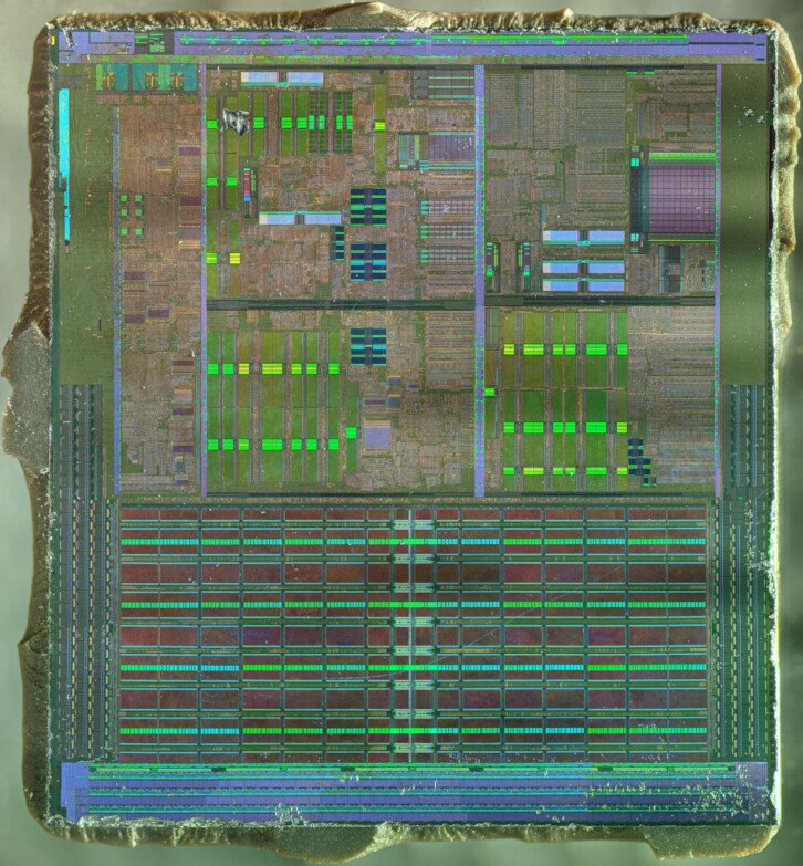 Struktura przykładowego procesora komputerowego (zdjęcie: Cole L, CC BY-SA 2.0)