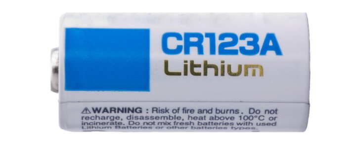 Miniaturowa bateria CR123