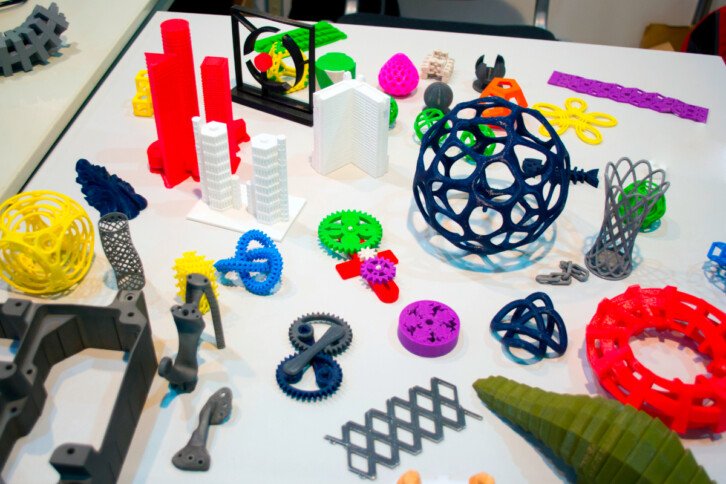 Przykładowe obiekty, które powstały na drukarce 3D