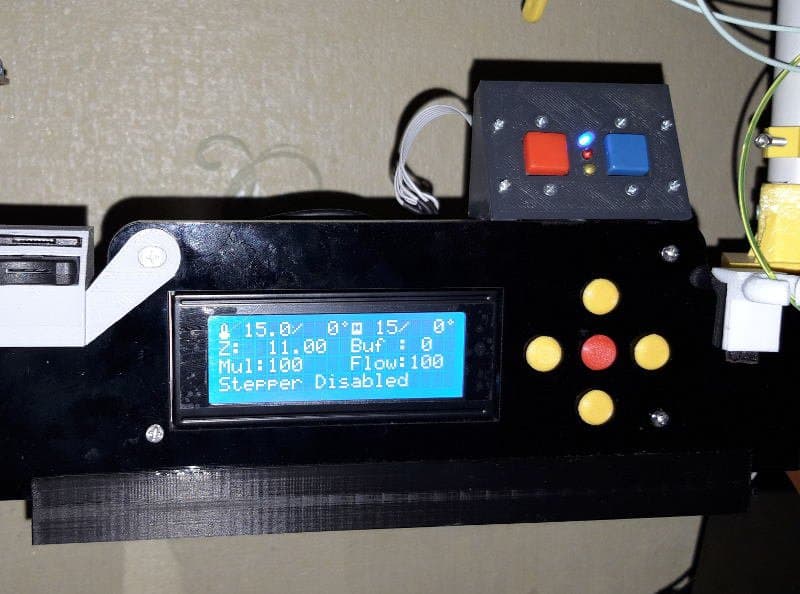 Przystawka do OctoPrinta (autoconnect i klawisze pauzy/wznowienia)