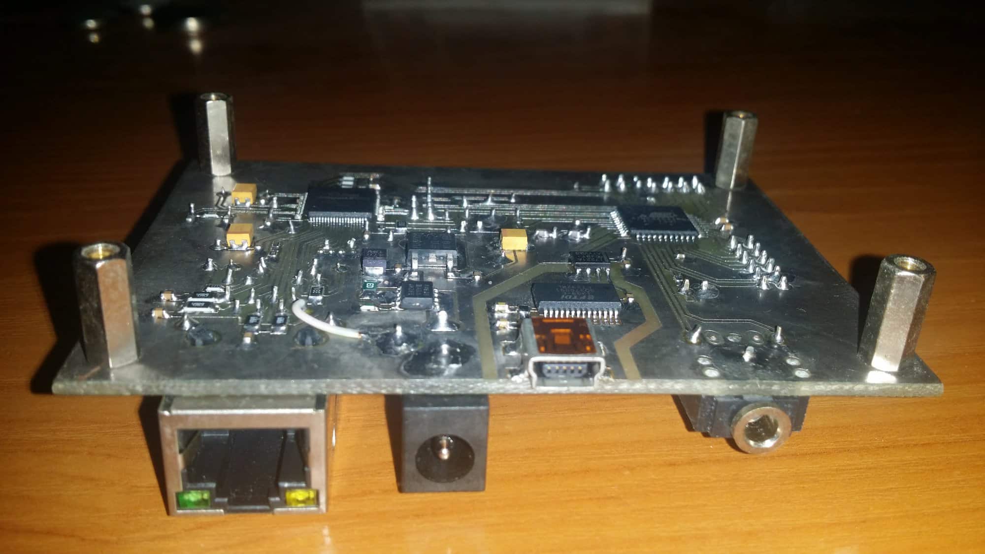 Moduł uruchomieniowy z Atmega644PA i W5100