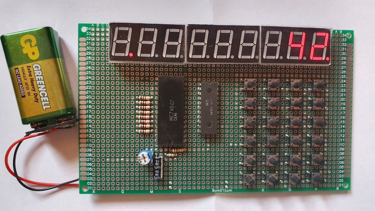 Weekendowy projekt, czyli kalkulator RAD 74007
