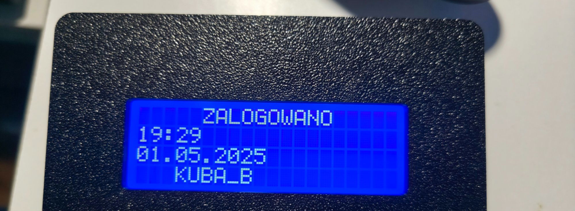 Rejestrator Godzin Pracy na ESP32